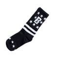 thumbnail image 2 of Tisuna Toddler Girls And Boys Socks Kids Sport Athletic Socks Stripe Print Breathable Mid Calf Socks For Little Big Kids Black, 2 of 3