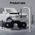 thumbnail image 6 of Visor Repair Kit, Upgrade Aluminum Alloy Heavy Duty Sun Visor Clips Compatible with Jeep Wrangler JK 2018/ Wrangler 2018-2022/ Gladiator 2020-2022, Replacement Wrangler Gladiator Accessories 2 Pcs, 6 of 15