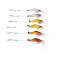 thumbnail image 1 of Cebos Blandos Para Camarones Falsos, Atractivo, Duradero, Realista, Luminoso, Suave Para Camarones, 6 Piezas Con Gancho Giratorio De Cuentas Para Bagre Para Pesca Nocturna Para, 1 of 7