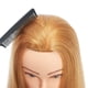 thumbnail image 4 of Cabeza de entrenamiento con forma de cabeza de maniquí, 100% cabello humano, 50-55 cm, color rubio, 4 of 6