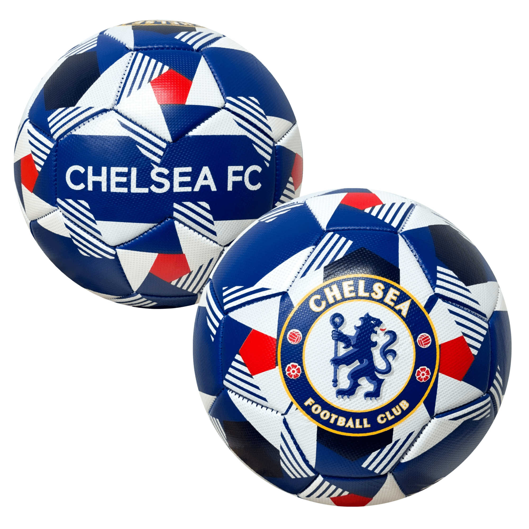 Chelsea FC Soccer Ball, for All Ages - Size 2,4 and 5, Licensed Chelsea Football Club White Ball (#2)