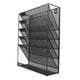 thumbnail image 2 of Organizador de archivos de pared, 5 bolsillos, Metal duradero, ahorro de espacio, soporte de pared para archivos, documentos, cuaderno, 2 of 14