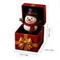 thumbnail image 2 of Christmas Snowman Jack in The Box Figurine, Resin Pop-Up Snowman in Gift Box Statue with Top Hat & Red Scarf, Christmas Tabletop Decor, Surprise Christmas Gift Ornament for Home Shelf, 2 of 4