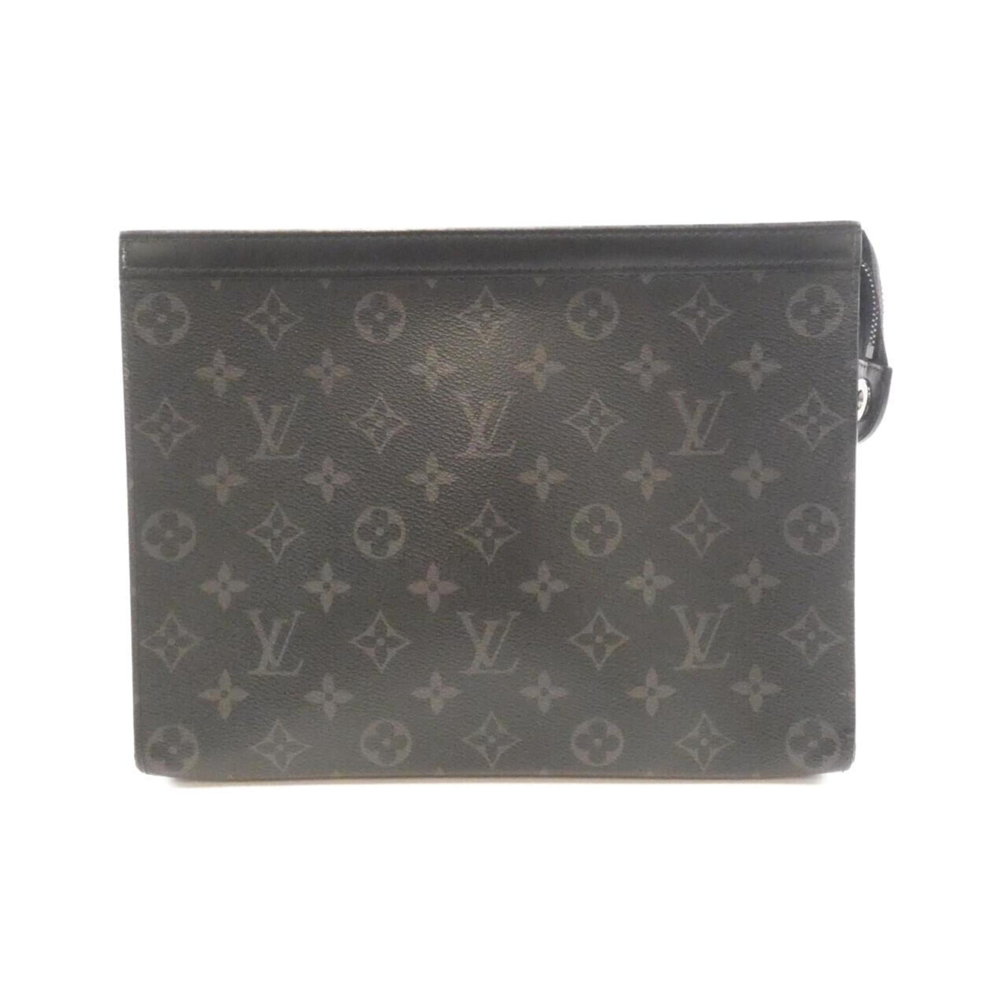 Pre-Owned Louis Vuitton Monogram Eclipse Pochette Voyage MM M61692 Handbag (Fair)