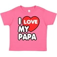 thumbnail image 3 of Inktastic I Love My Papa Boys or Girls Toddler T-Shirt, 3 of 5