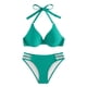 thumbnail image 5 of Traje de baño para mujer, bikini de tirantes sin espalda de color liso para mujer, trajes de baño para mujer, conjuntos de bikini para mujer, trajes de baño de bikini para mujer, 5 of 8