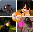 thumbnail image 4 of LaRoo LED Dog Ball, Dog Toys Silicon Glowing LED Dog Ball with USB Rechargeable Glow in The Dark Dog Ball Teeth Cleaner Training Ball(White), 4 of 5