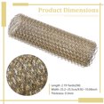 thumbnail image 2 of Nylon Mesh Lace Fabric for Bride Veil Decoration Dark Goldenrod 25.2~25.5x0.03cm about 2m/pc, 2 of 7