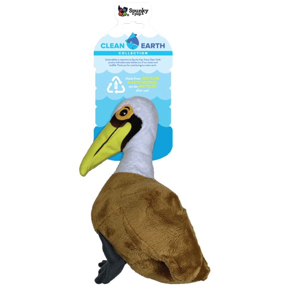 Clean Earth Plush Pelican