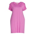 thumbnail image 5 of Terra & Sky Women's Plus Size Ruched Shoulder Knit Dress, 5 of 5
