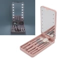 thumbnail image 1 of CAJA DE CEPILLO DE MAQUILEJE CON ESPEJO, JUEGO DE CEPILLO DE MAQUILEJE CON ESPEJO ALTA CLARIDAD PARA DORMitorio para acampar, 1 of 7
