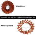 thumbnail image 4 of 3 pinzas mágicas para el pelo con forma de nido de pájaro, accesorios para el cabello para mujeres, pinzas para el cabello para cabello grueso y fino, pinzas para el cabello para mujeres y, 4 of 7