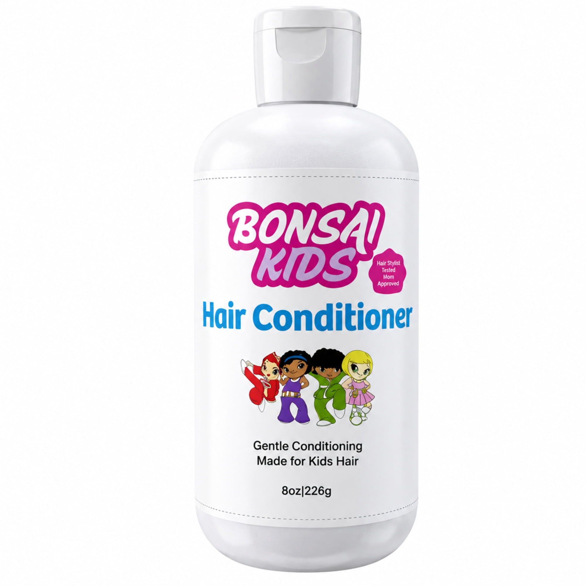 Bonsai Kids Hair Conditioner – Tear-Free Daily Moisturizing Conditioner for Kids & Toddlers | Soft, Tangle-Free Hair for All Hair Types (8 oz)