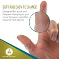 thumbnail image 3 of Exam Glove Safe-Touch™ NonSterile Clear Powder Free Vinyl Ambidextrous Smooth Not Chemo Approved Large, 3 of 7