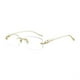 thumbnail image 1 of Cartier CT0061O-002 Panthre Gold Rectangular Unisex sin montura anteojos Cartier CT0061O-002, 1 of 1