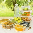 thumbnail image 4 of Glass Storage Containers with Lids (13-Pack) - Glass Food Storage Containers Airtight - Glass Containers with Lids - Glass Meal Prep Containers Glass Food Containers by Prep Naturals, 4 of 5