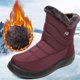 thumbnail image 3 of Zapatos de algodón para mujer, botas de nieve cálidas para invierno para mujer, botas de algodón impermeables con cremallera lateral para mujer Wmkox8yii ghj1353, 3 of 5