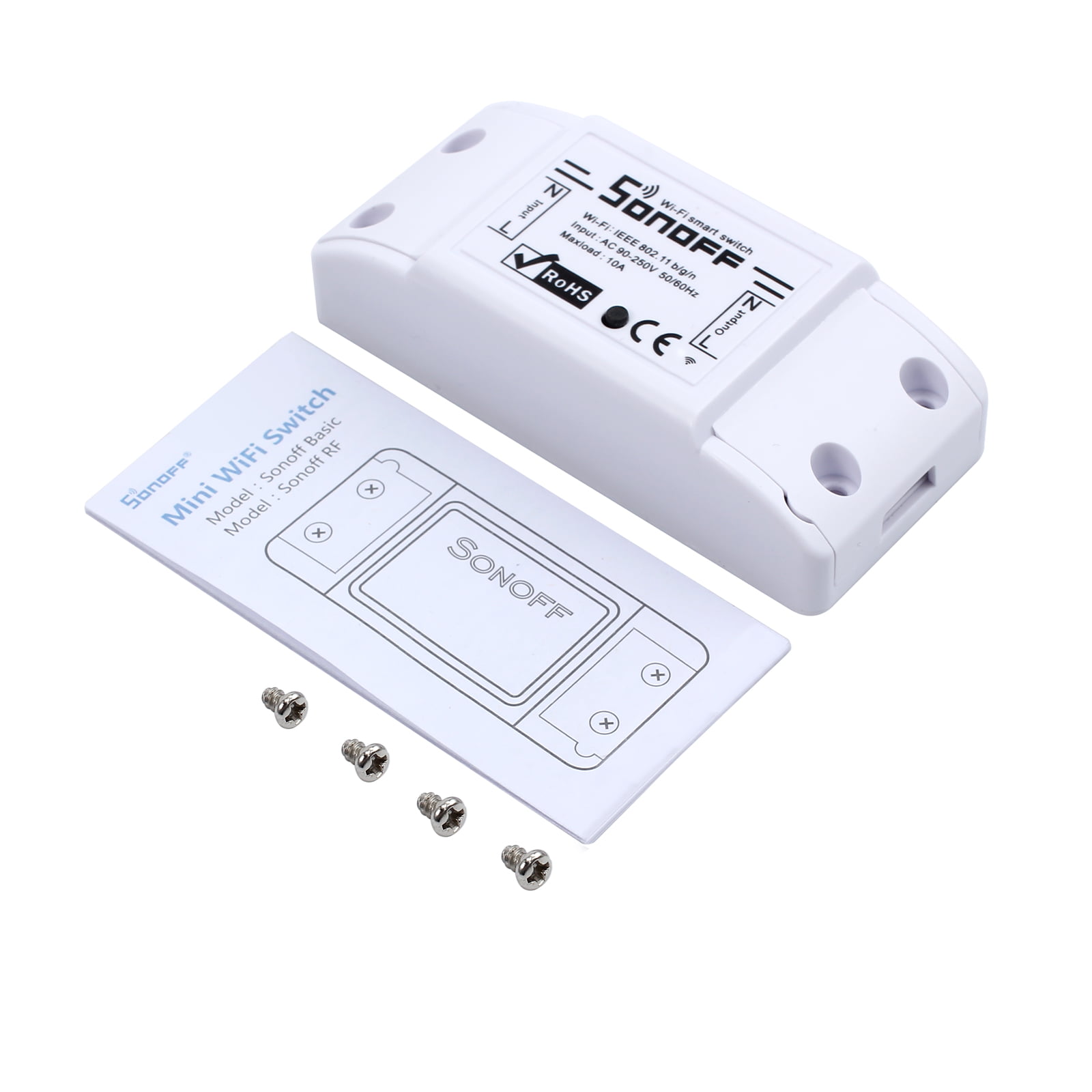 2//5X Sonoff WiFi Smart Switch Timer IOS//Android APP Fernbedienung Home Steckdose
