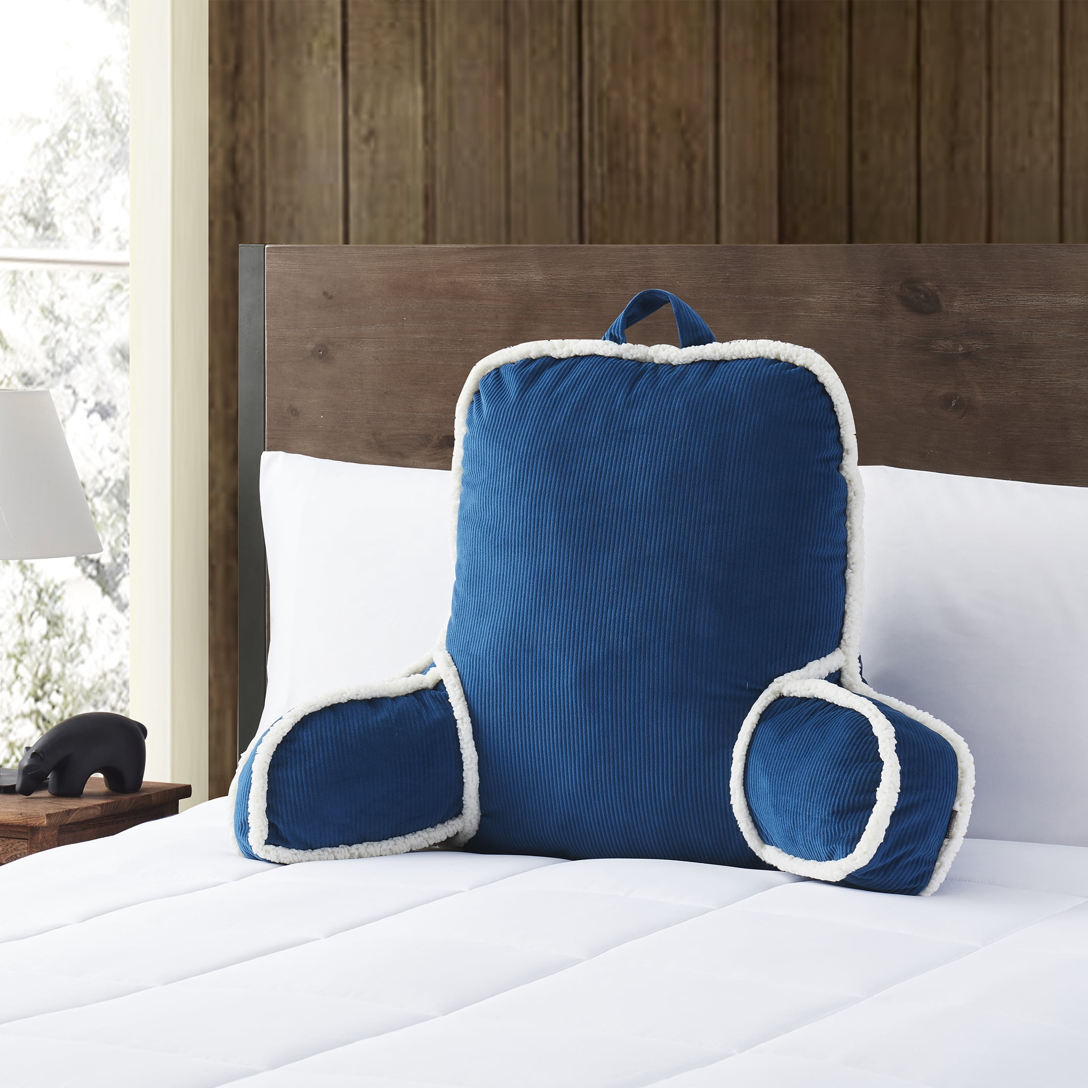Pawz by Bearpaw Blue Corduroy Backrest Pillow