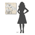 thumbnail image 4 of Global Gallery's 'Poppies in White II' by Luca Villa Stretched Canvas Wall Art, 4 of 4