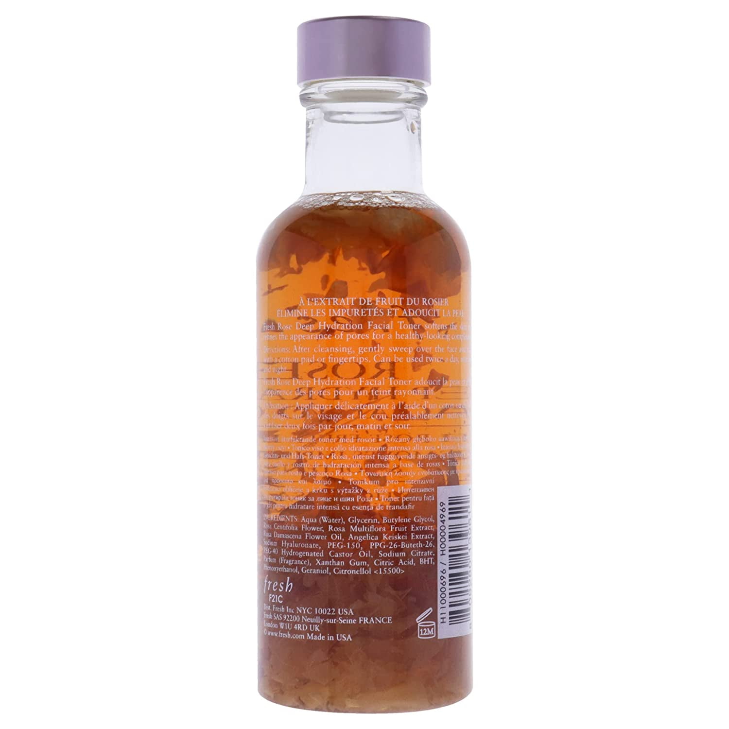 Fresh Rose Deep Hydration Facial Toner 3.4 oz Toner Walmart