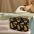 thumbnail image 2 of ZUXONGSY Sunflower Butterfly Print Steam Iron Case Portable Travel Iron Organizer Handheld Steamer Holder with Handle Waterproof Travel Case Iron Accessories, Case Only, 2 of 6
