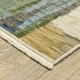 thumbnail image 3 of Oriental Weavers Soleri Wool Blend Area Rug - SOL05 - 6'7" x 9'6" - in Blue/ Green - Modern Style, Wool Blend, Dining, Living Room Rug, 3 of 5