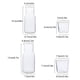 thumbnail image 2 of Jarra de cristal para zumo, juego de una olla y una taza para el hogar, taza de cristal para café y leche, tetera transparente y sencilla para bebidas (15,2*6,7*5,2 cm), 2 of 14