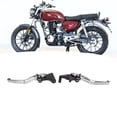 thumbnail image 1 of Pair of Adjustable Angle Motorcycle Brake Clutch Levers, Ergonomic Aluminum Alloy Brake Handlebar for CB350 Hness GB350with CNC Machined, Anodized Oxsidation, 1 of 7