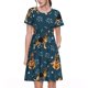 thumbnail image 1 of Disketp German Shepherd Dog para Vestido de Manga Corta para Mujeres, Vestidos de Verano para Mujeres, Casual y Holgado para la Playa, 1 of 6