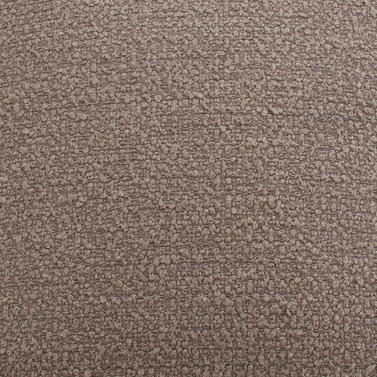 Scroll Puff Chair Titanium- Barbet Chocolate/Natural