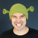 thumbnail image 4 of Gorros de lana tejidos a mano Shrek modelo B enmascarado, gorros de punto, gorros verdes, gorros de invierno de lana tejidos a mano, gorros de dibujos animados para cosplay para mujer y hombre, 4 of 5