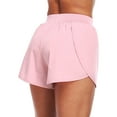 thumbnail image 4 of Cadmus Womens Athletic Running Shorts Lightweight High Split Comfy Liner for Gym Workout Track,4 Pack, 4 of 8