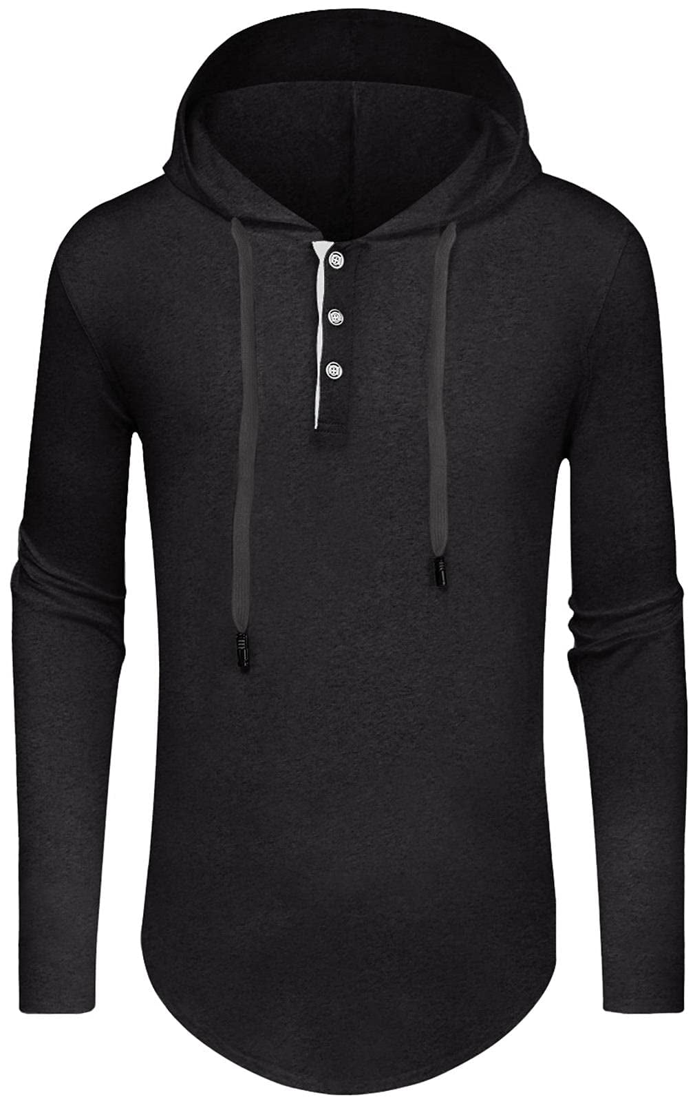 AIYINO Men's S-5X Short/Long Sleeve Fashion Athletic Hoodies Sport Sweatshirt Hip Hop Pullover