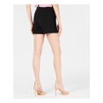 thumbnail image 2 of BAR III $49 Womens New 1100 Black Ruffle Trim Pull On Short 2 B+B, 2 of 2