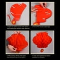 thumbnail image 2 of keepw Add Touch Of Tradition To Home With Easy-to-assemble Red Festival Decoration Lantern 25cm, 2 of 6