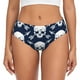thumbnail image 1 of Balery white arrow Skull Ropa Interior de Algodón para Mujer con Dibujo – Braguitas Cómodas y Elásticas, Estilo Clásico-Small, 1 of 6