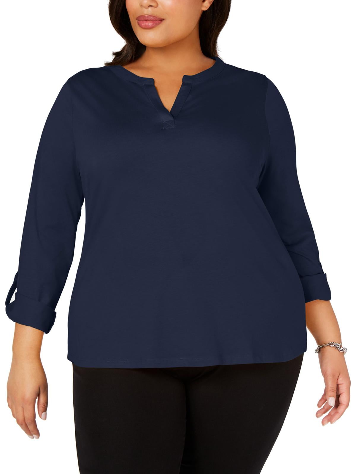 women's plus size charter club tops