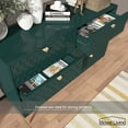 thumbnail image 4 of Boyel Living 6 Drawer Dresser for Bedroom, Green 6 Chest of Drawers Storage Cabinet Wood Dresser for Closet for Living Room, Bedroom, 4 of 10
