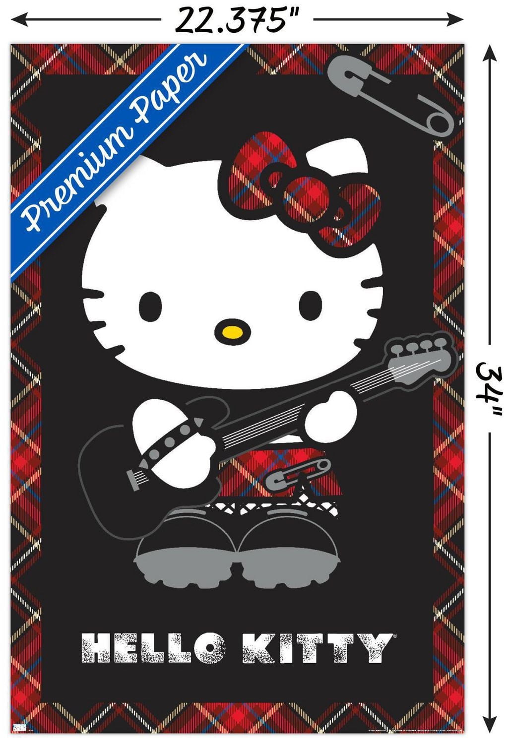 Hello Kitty - Punk Wall Poster
