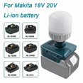 thumbnail image 2 of Luz de Trabajo LED Inalámbrica de 12W Adecuada para Linterna con Bombilla LED de Mano con Batería Makita de 18V, para Situaciones de Emergencia de Acampada Al Aire Libre, 2 of 8