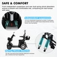 thumbnail image 6 of QEEKA Heavy-Duty 4 Wheel Mobility Scooter for Adults & Seniors,1000W Motor, 500 LBS Weight Capacity,Black, 6 of 7