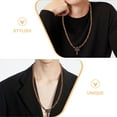 thumbnail image 5 of Pingxizhi 2Pcs Prayer Bead Pendant Cross Pendant Necklace Men Wood Beaded Cross Necklace Wood Bead Necklaces Wood Cross Necklace For Men, 5 of 11