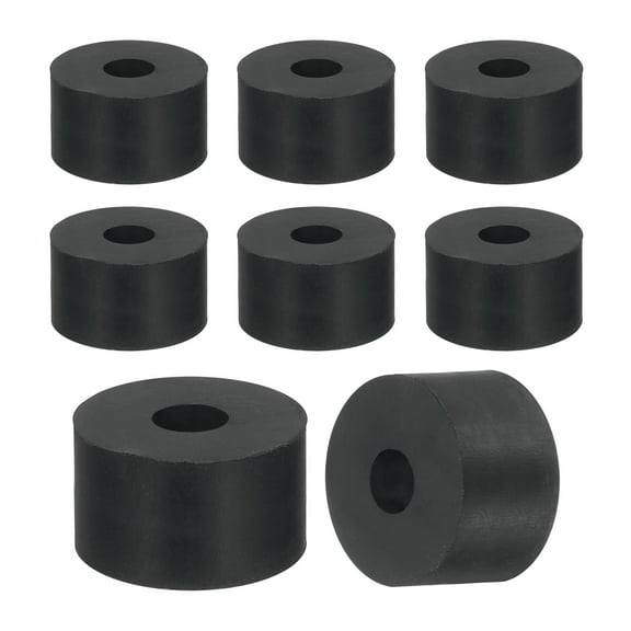 12Pack Thick Rubber Spacer, 1 Inch OD x 3/8 Inch ID x 9/16 Inch Thickness