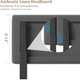 thumbnail image 5 of Bed Frame with Adjustable Headboard,Velvet Platform Bed Frame with Wooden Slats, Heavy‑Duty Support, Quiet Design, No Box Spring Needed, Easy Assembly, 5 of 6