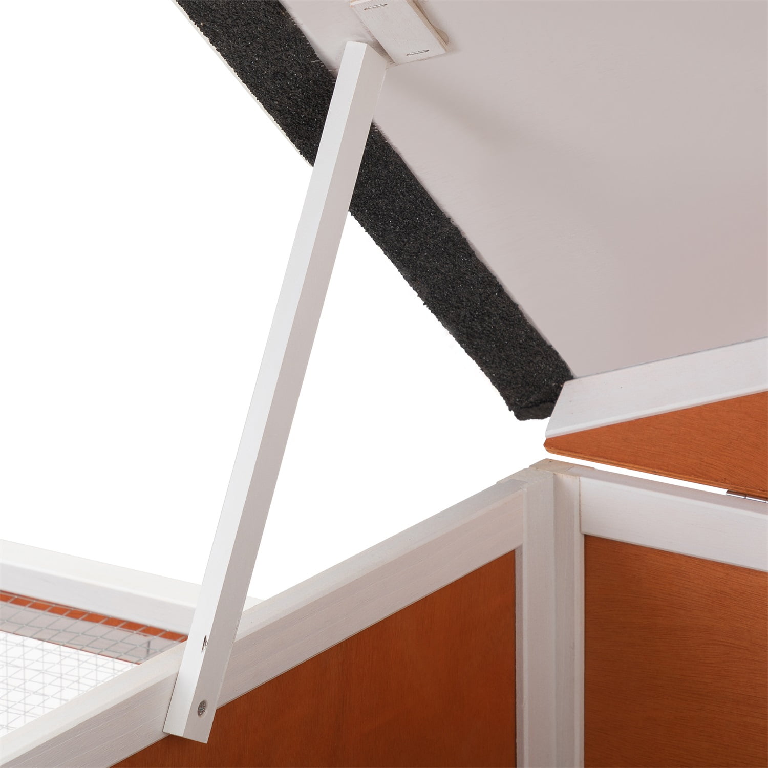 Pefilos 2-Story Indoor Rabbit Hutch, Waterproof Outdoor Garden Bunny Poultry Cage Hen House for Pet Animal, Wooden Large Chicken Coop w/ Nesting Box, Orange Pefilos 2-Story Indoor Rabbit Hutch, Waterproof Outdoor Garden Bunny Poultry Cage Hen House for Pet Animal, Wooden Large Chicken Coop w/ Nesting Box, Orange