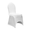 thumbnail image 1 of Spandex Banquet Chair Cover Fits: Round banquet or crown top banquet - White, 1 of 1