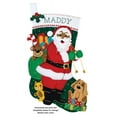 thumbnail image 2 of Classic Santa Felt Christmas Stocking Kit, 2 of 3