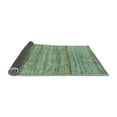 thumbnail image 2 of Ahgly Company Indoor Round Abstract Light Blue Modern Area Rugs, 5' Round, 2 of 4