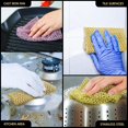 thumbnail image 6 of Heavy Duty Dish Scrubbers, Non-Scratch Scouring Pads - Odorless & Long Lasting Mesh Dish Cloth - Replace Sponges - Kitchen, Floor and Bathroom Usage - Made in Korea (2 Pcs), 6 of 9